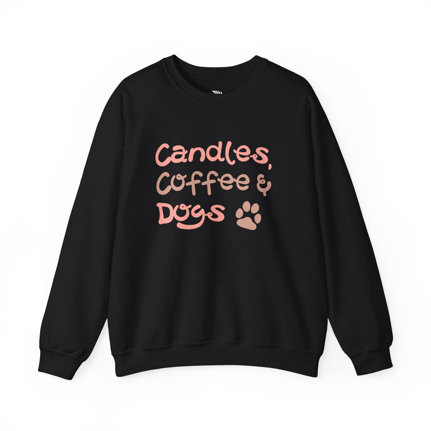 Candles, Coffee & Dogs Crewneck Sweatshirt 🕯️☕🐶
