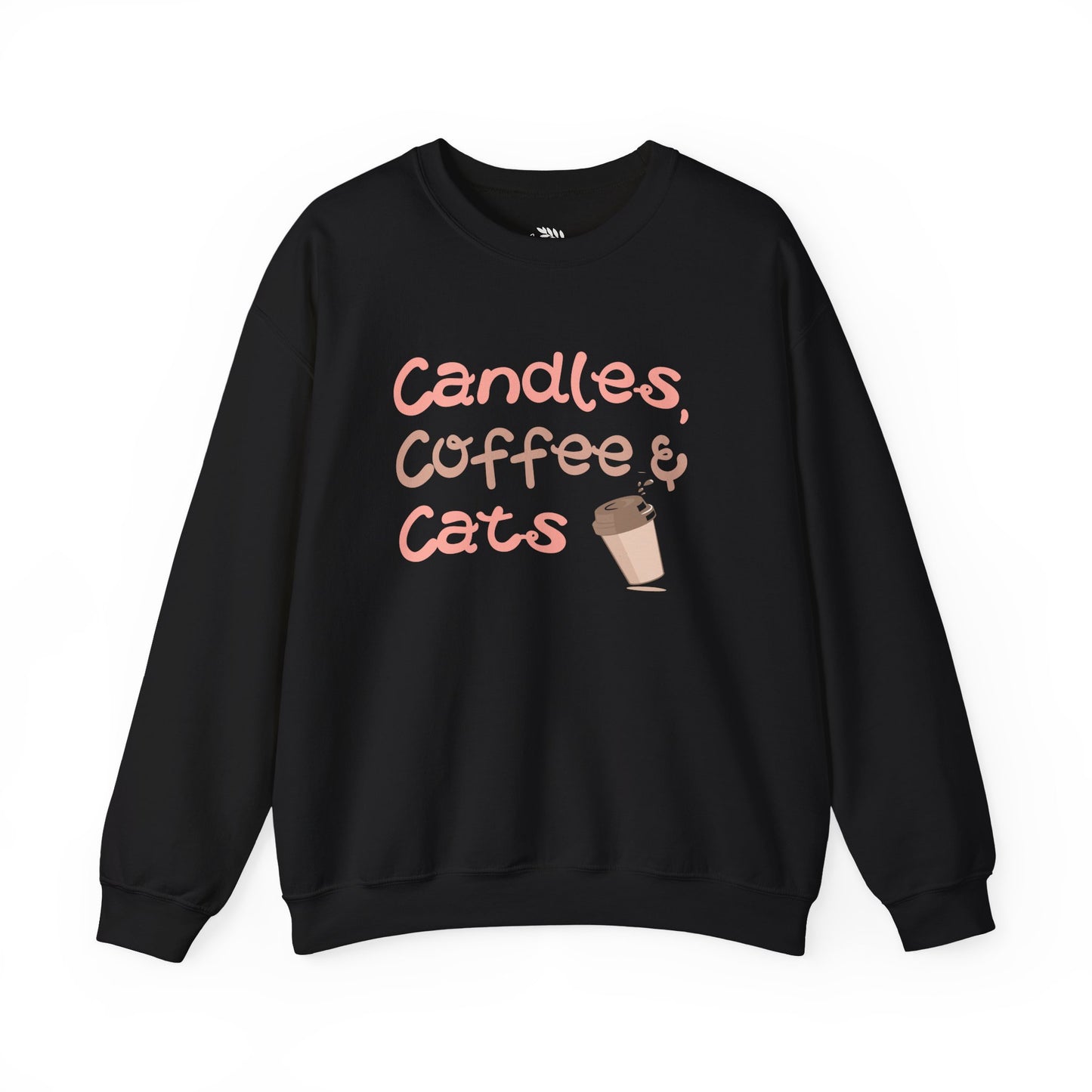 Candles, Coffee & Cats Crewneck Sweatshirt 🕯️☕🐈