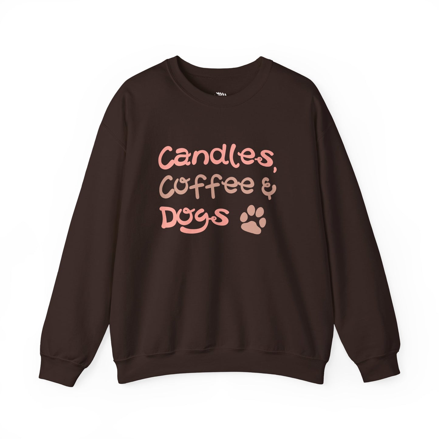 Candles, Coffee & Dogs Crewneck Sweatshirt 🕯️☕🐶