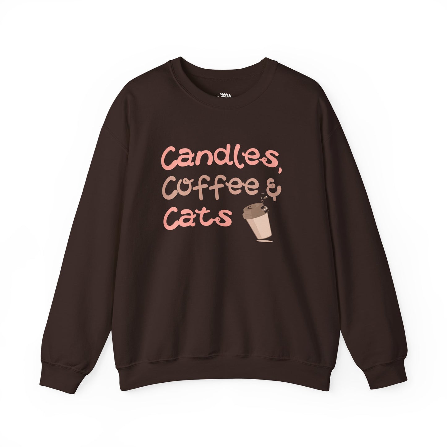 Candles, Coffee & Cats Crewneck Sweatshirt 🕯️☕🐈