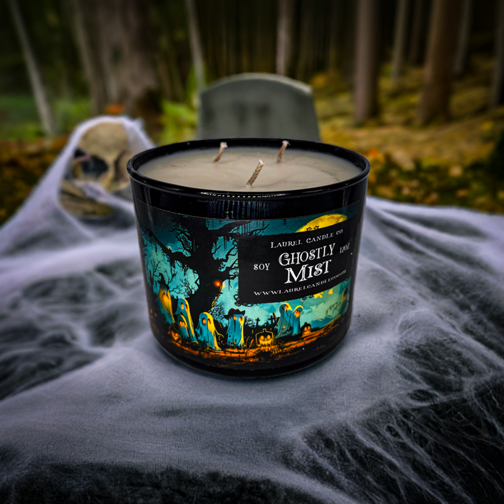 Ghostly Mist - 3 Wick Soy Candle