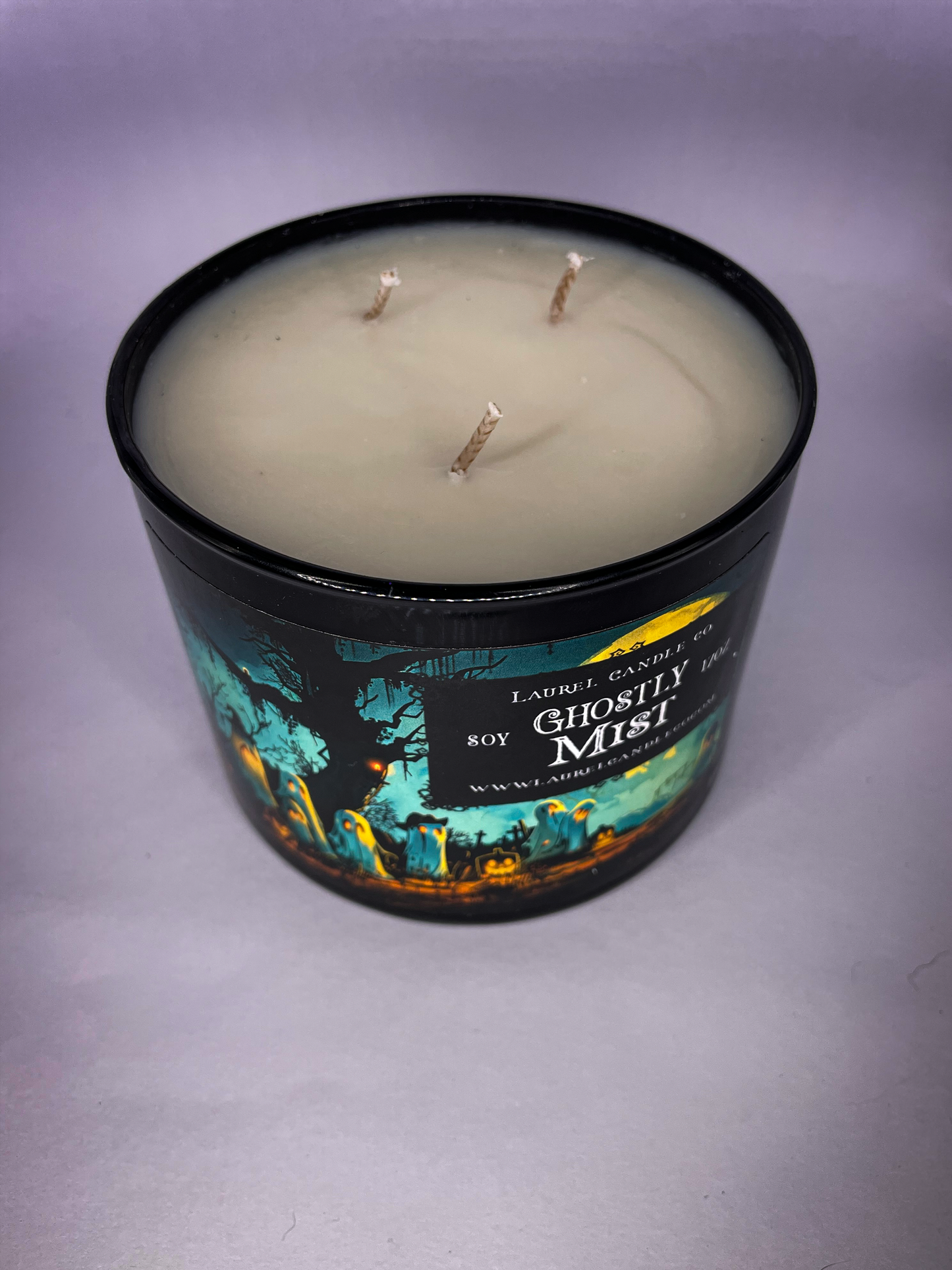 Ghostly Mist - 3 Wick Soy Candle