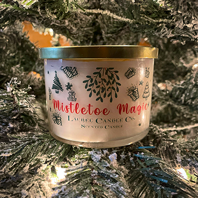 Mistletoe Magic 3 Wick Candle - 17 Oz Soy Candle