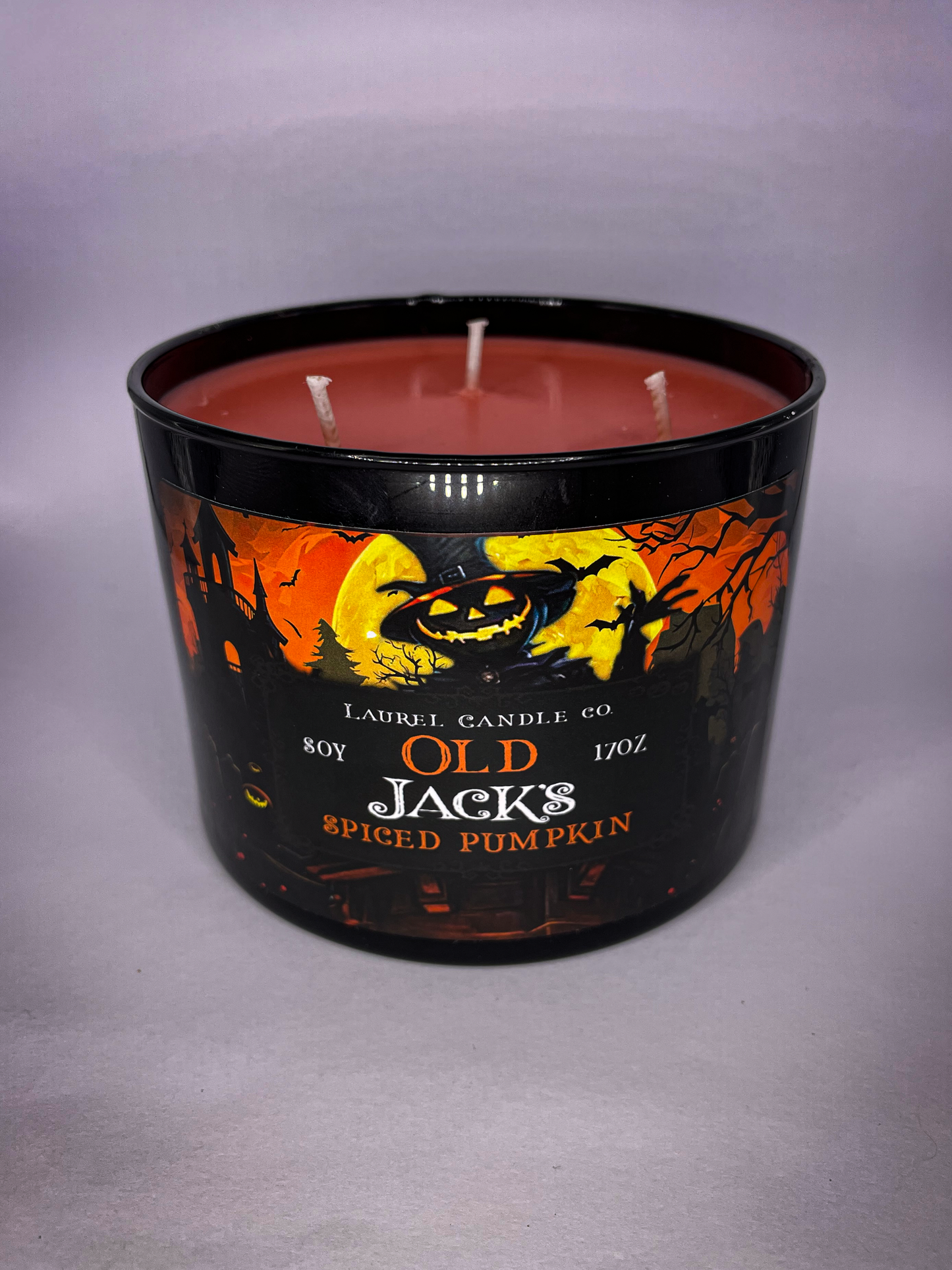 Old Jack's Spiced Pumpkin - 3 Wick Soy Candle