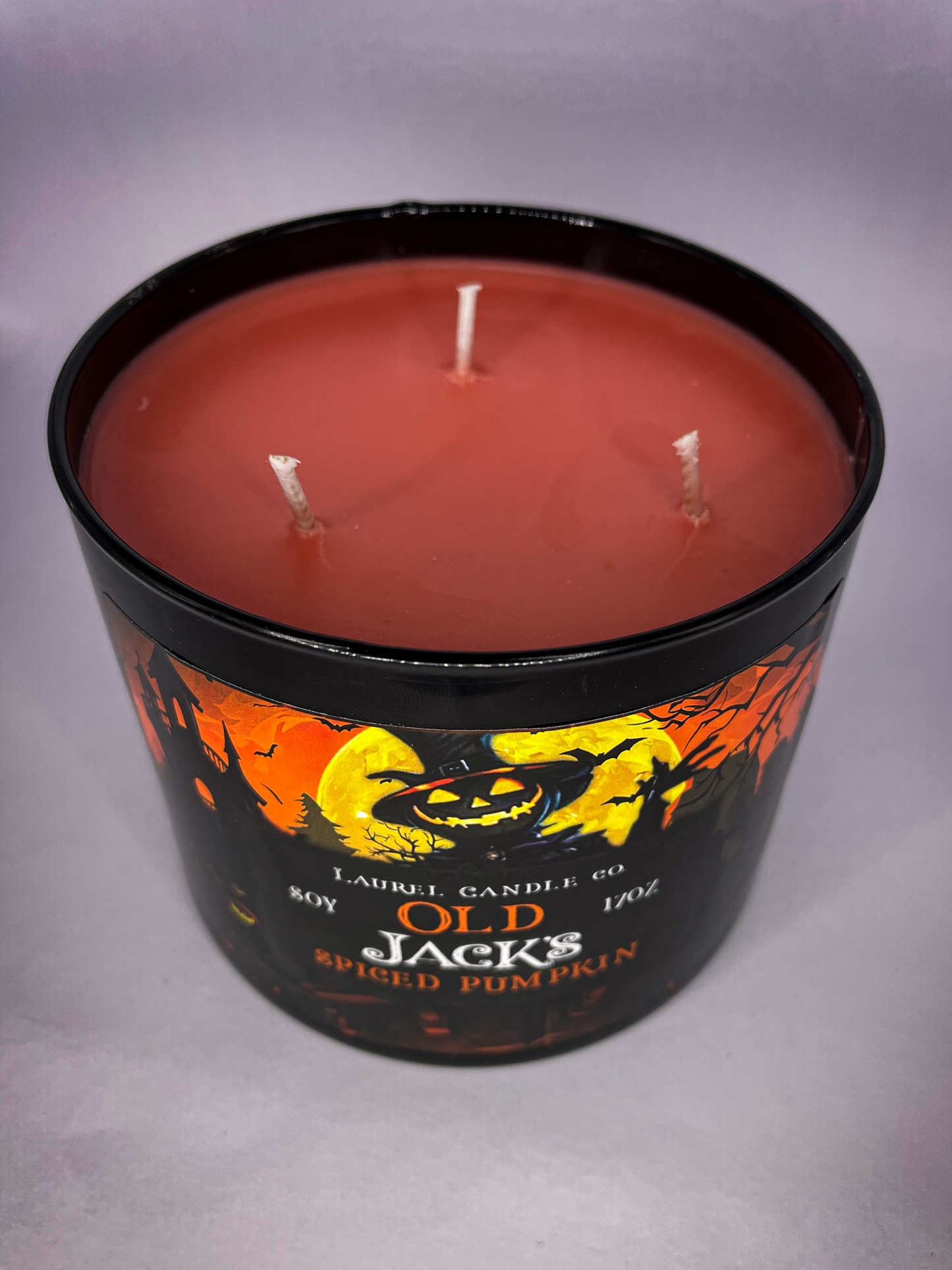 Old Jack's Spiced Pumpkin - 3 Wick Soy Candle