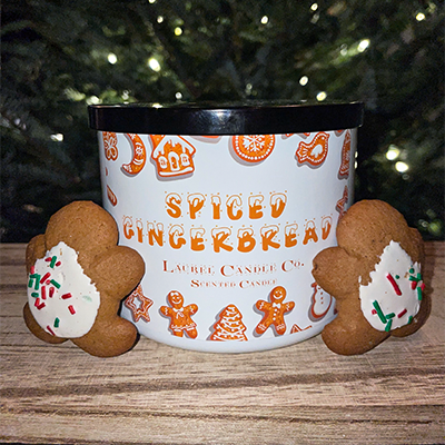 Spiced Gingerbread 3 Wick Candle - 17 Oz Soy Candle